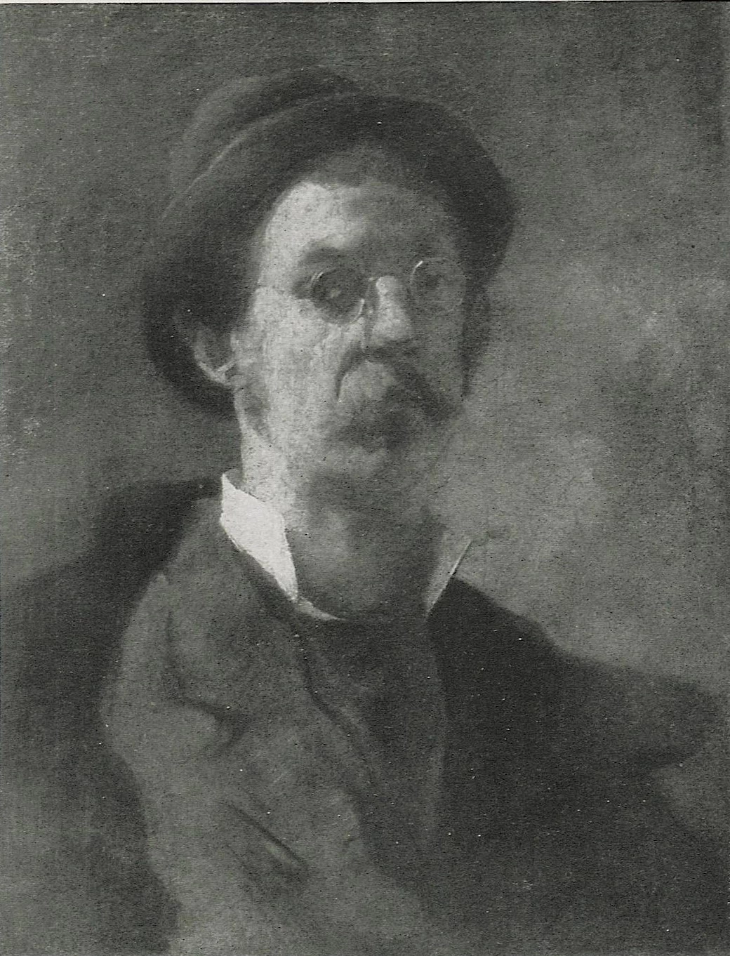 Hugo von Habermann - Autoritratto, 1878